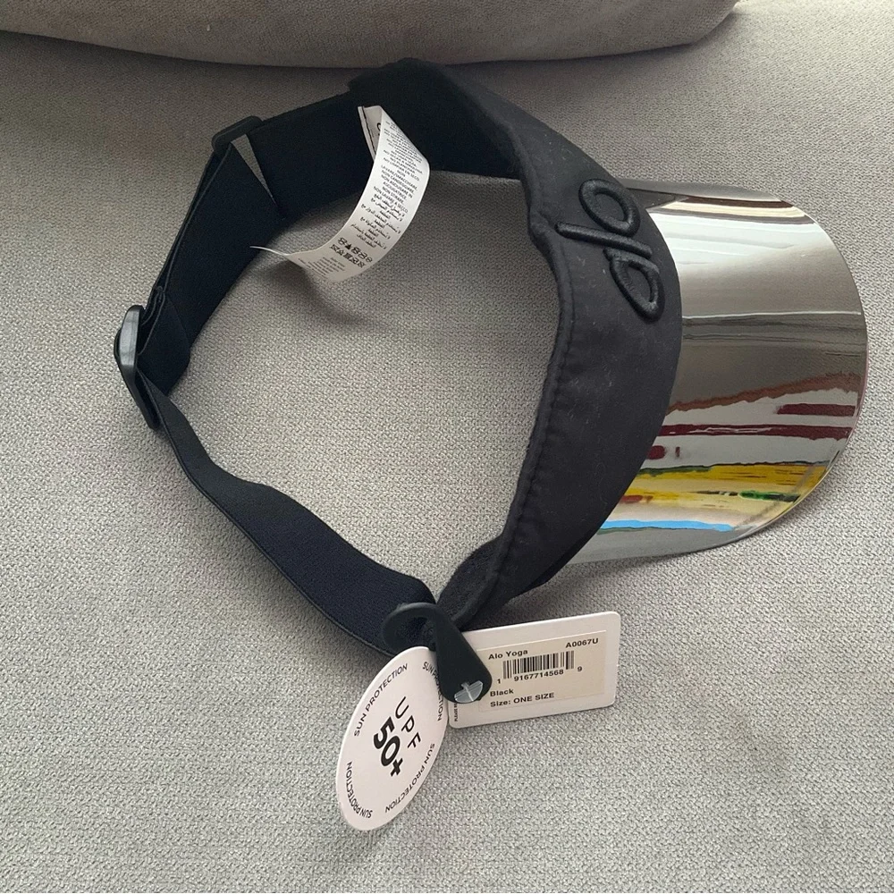 Alo Yoga Airlift Solar Visor Black One Size
